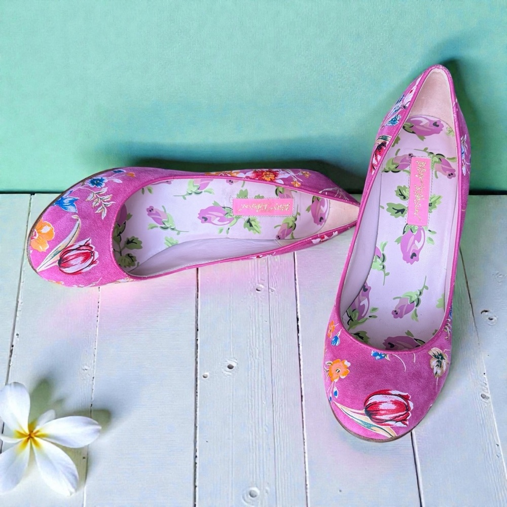 Betsy Johnson Garden Party Pumps size 7.5 - Picture 3 of 13